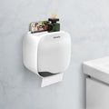 Suport închis pentru hârtie igienică Bewello BW3003, alb