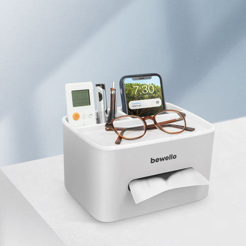 Organizator de birou Bewello BW3006, cu suport pentru șervețele
